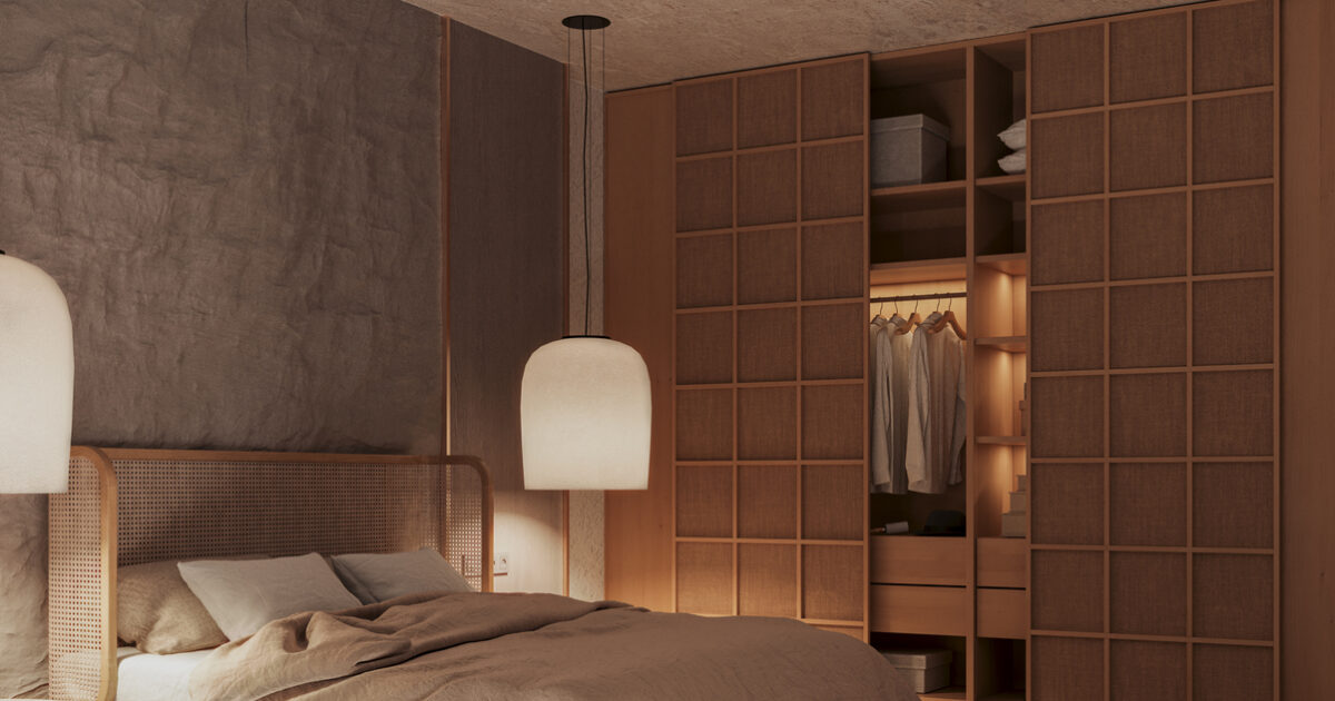 Το Japandi υπνοδωμάτιο δεν εντυπωσιάζει, σε ηρεμεί!