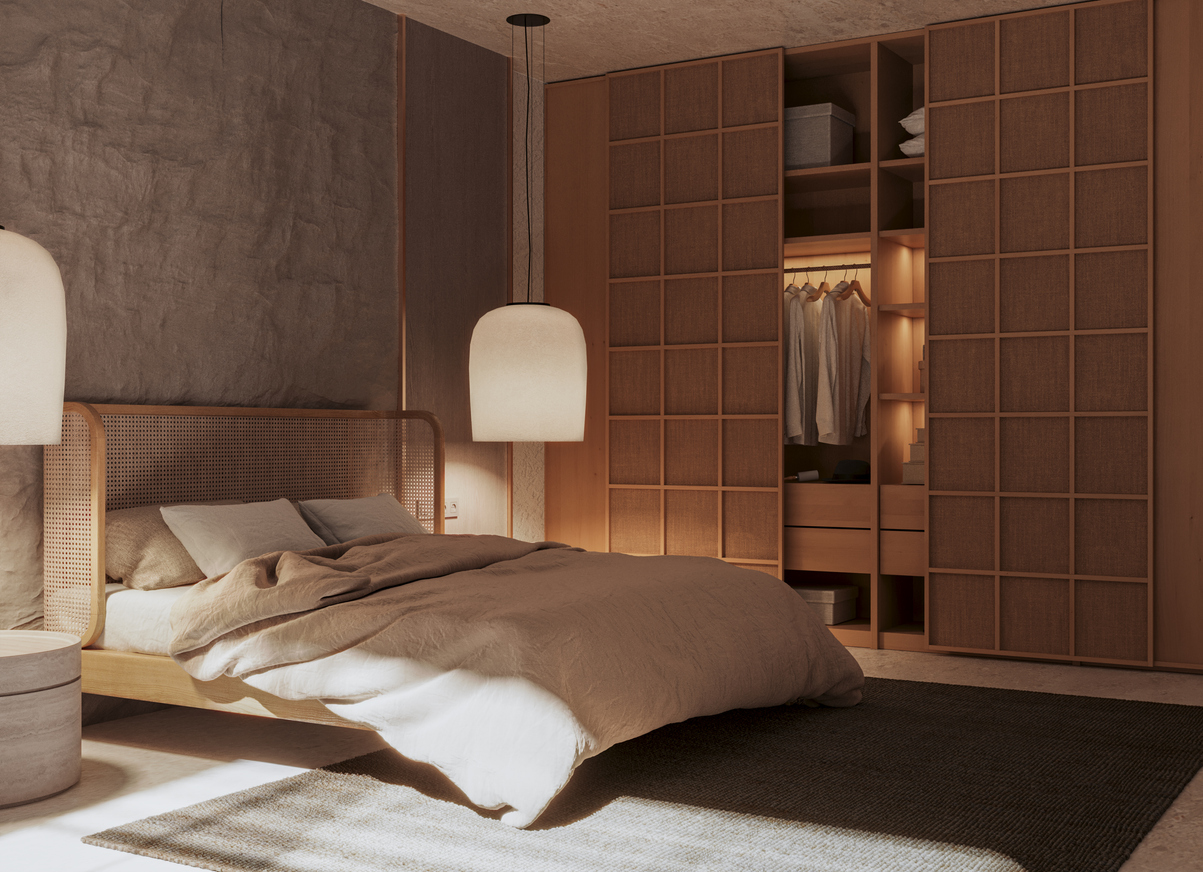 Το Japandi υπνοδωμάτιο δεν εντυπωσιάζει, σε ηρεμεί!