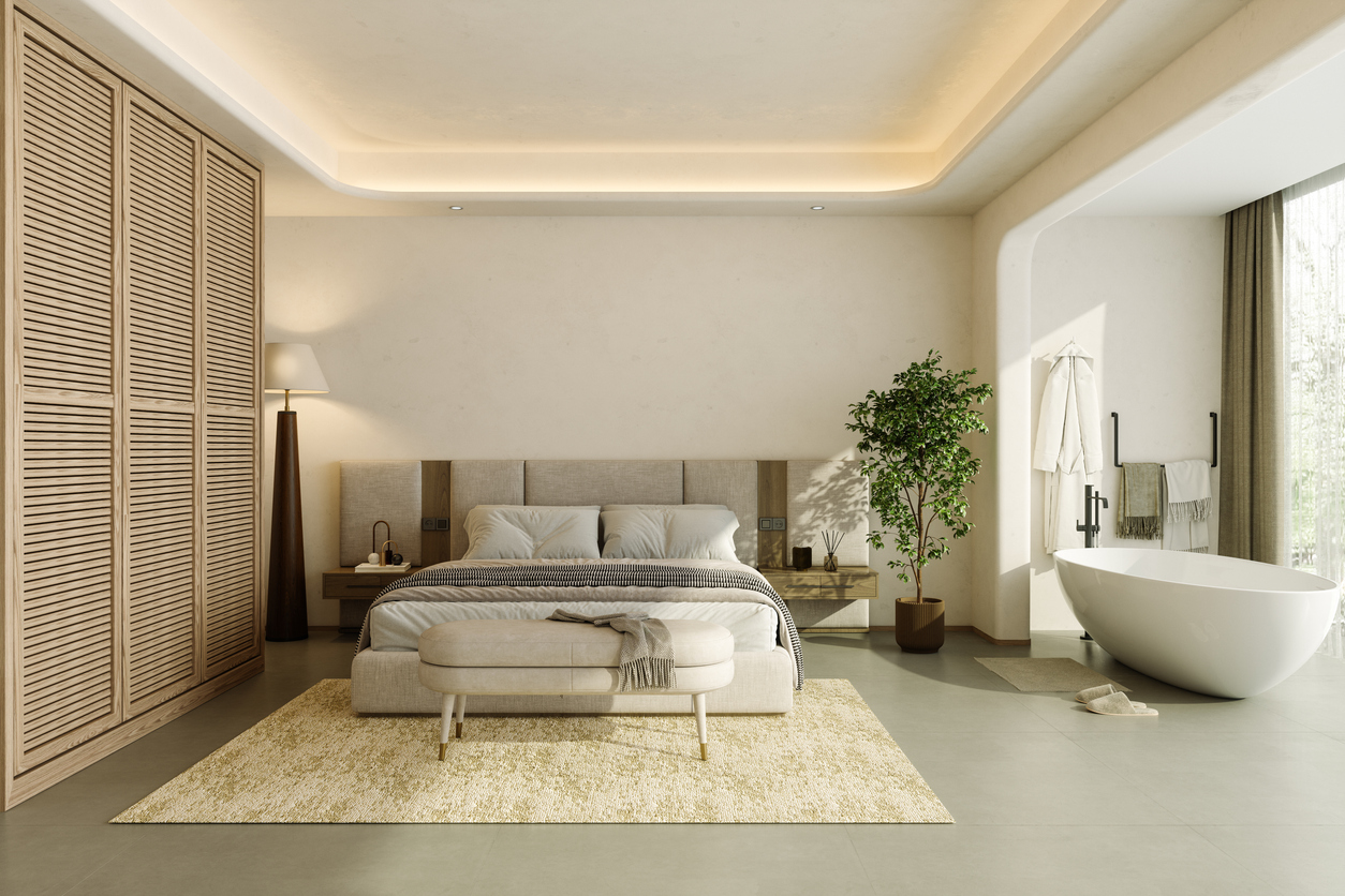 Bedroom Bath: Πώς να εντάξεις τη μπανιέρα στον χώρο σου με στυλ – Και το δωμάτιό σου θα μοιάζει με πεντάστερου ξενοδοχείου