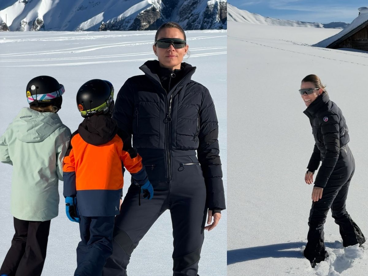 Βίκυ Καγιά: Ξέγνοιαστες στιγμές με τα παιδιά της στα χιόνια! Απόδραση στις Γαλλικές Άλπεις