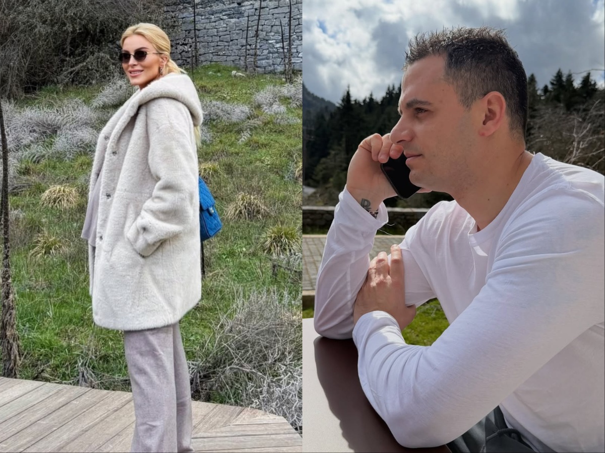 Κατερίνα Καινούργιου – Παναγιώτης Κουτσουμπής: Οι φωτογραφίες από την εξόρμηση στην Αρκαδία