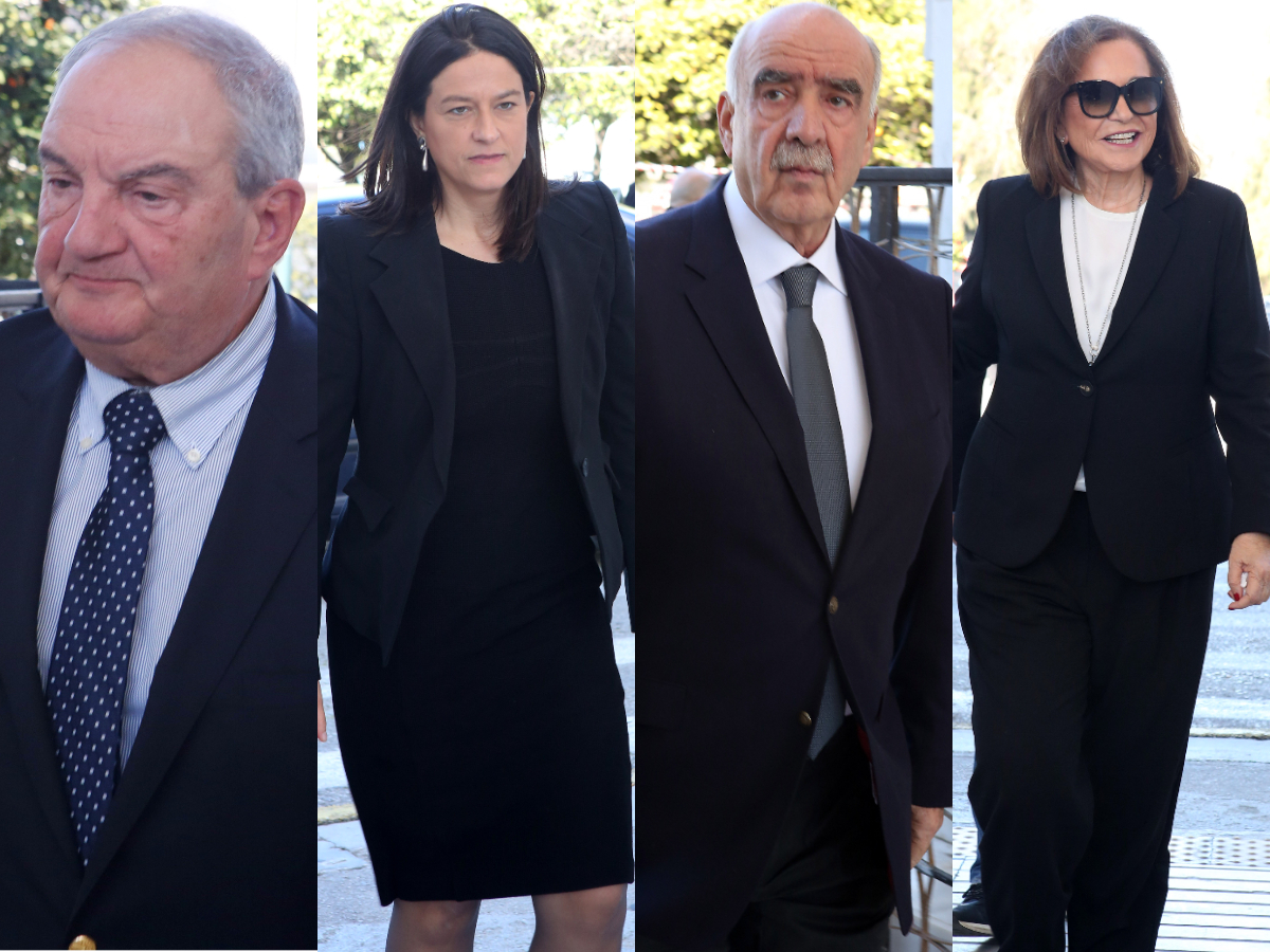 Άννα Ψαρούδα – Μπενάκη: Πλήθος κόσμου στην κηδεία της πρώτης γυναίκας προέδρου της Βουλής στο Α’ Νεκροταφείο