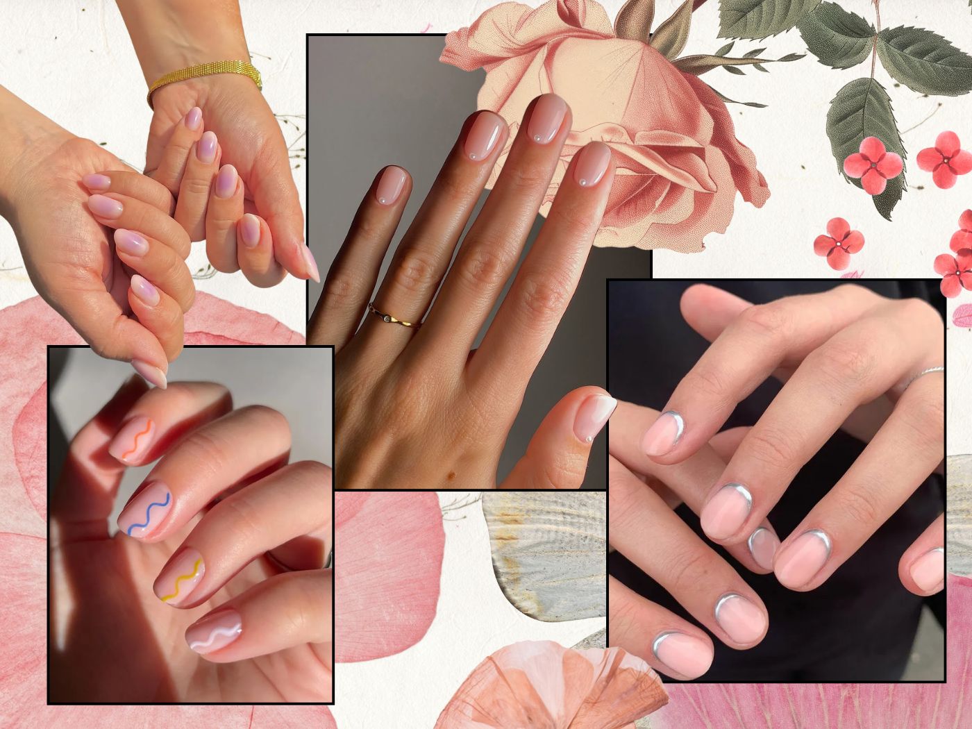 Κομψά minimal μανικιούρ σε διάφανο καμβά που θα σου κλέψουν την καρδιά