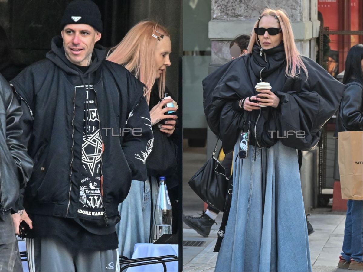 Τάμτα και Πάρις Κασιδόκωστας στο κέντρο της Αθήνας: Αποκλειστικές φωτογραφίες