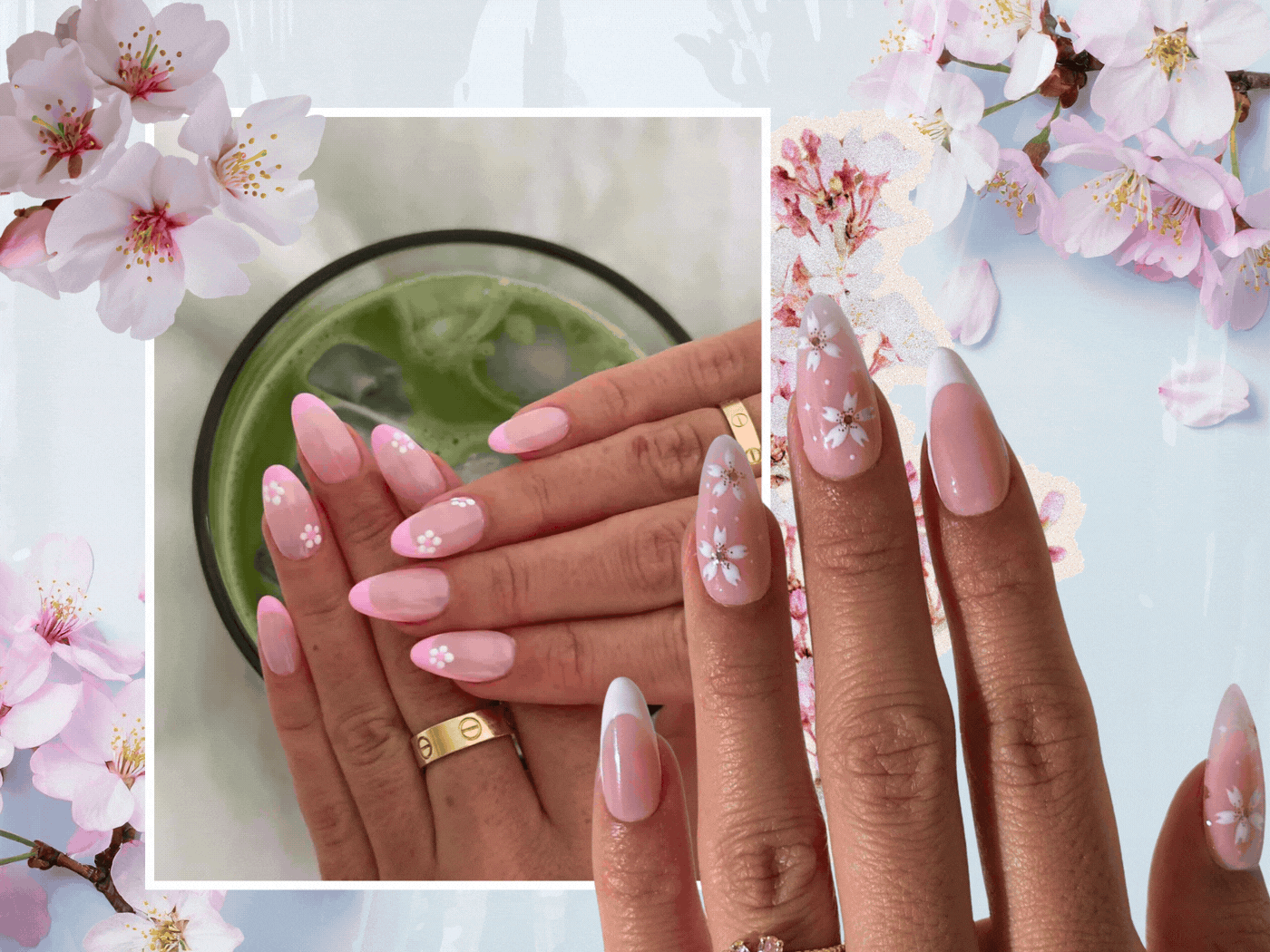 Cherry Blossom Νύχια: Με αυτό το ρομαντικό μανικιούρ θα καλωσορίσεις τον Απρίλιο