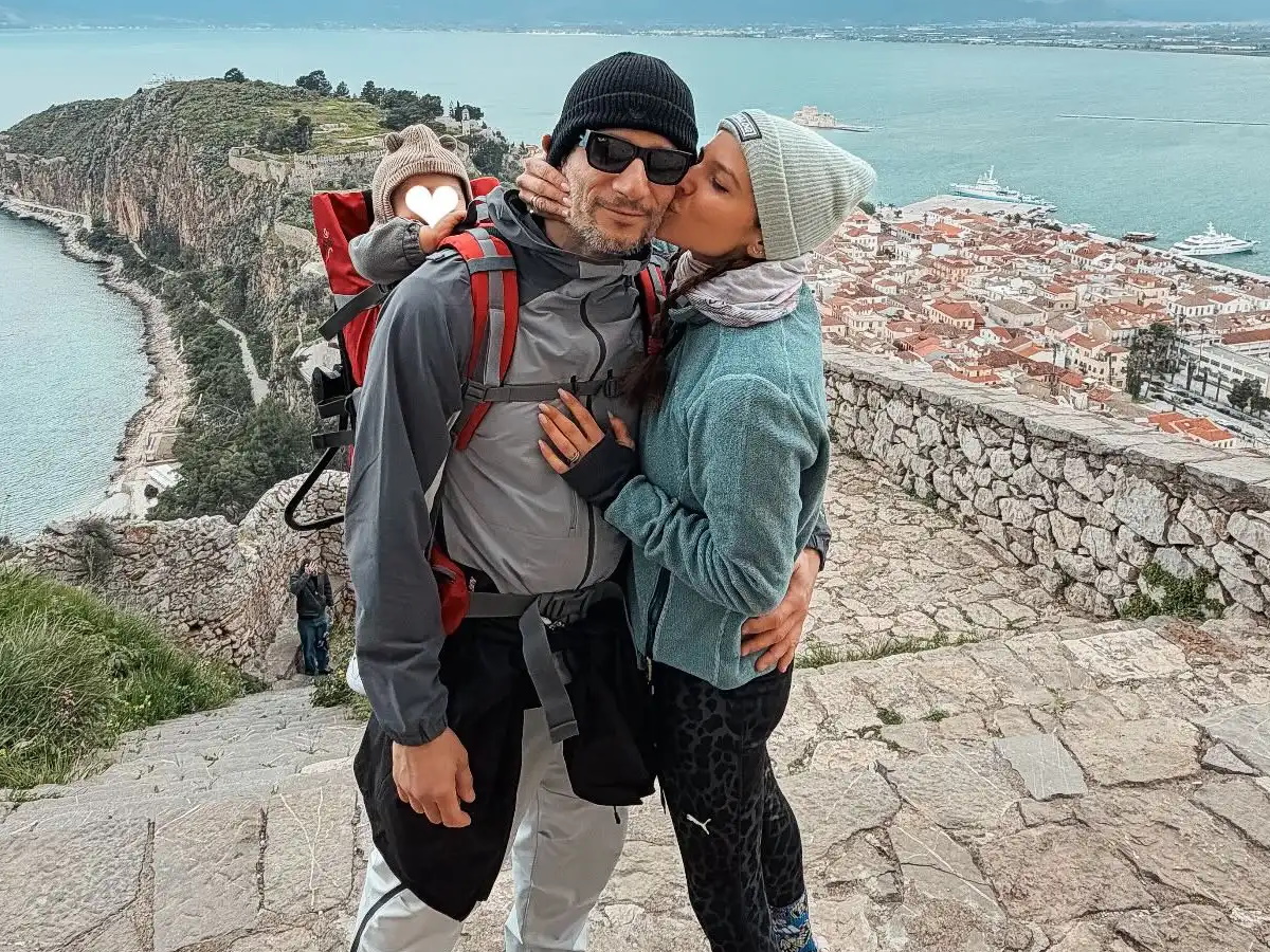 Εριέττα Κούρκουλου – Βύρωνας Βασιλειάδης: Απόδραση στο Ναύπλιο με τους γιους τους – Φωτογραφίες