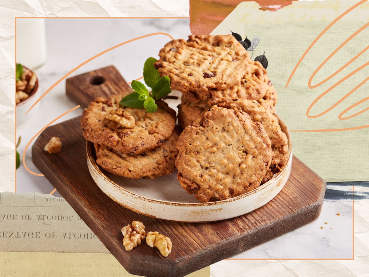 Συνταγή για νηστίσιμα κουλούρια με πετιμέζι και καρύδια