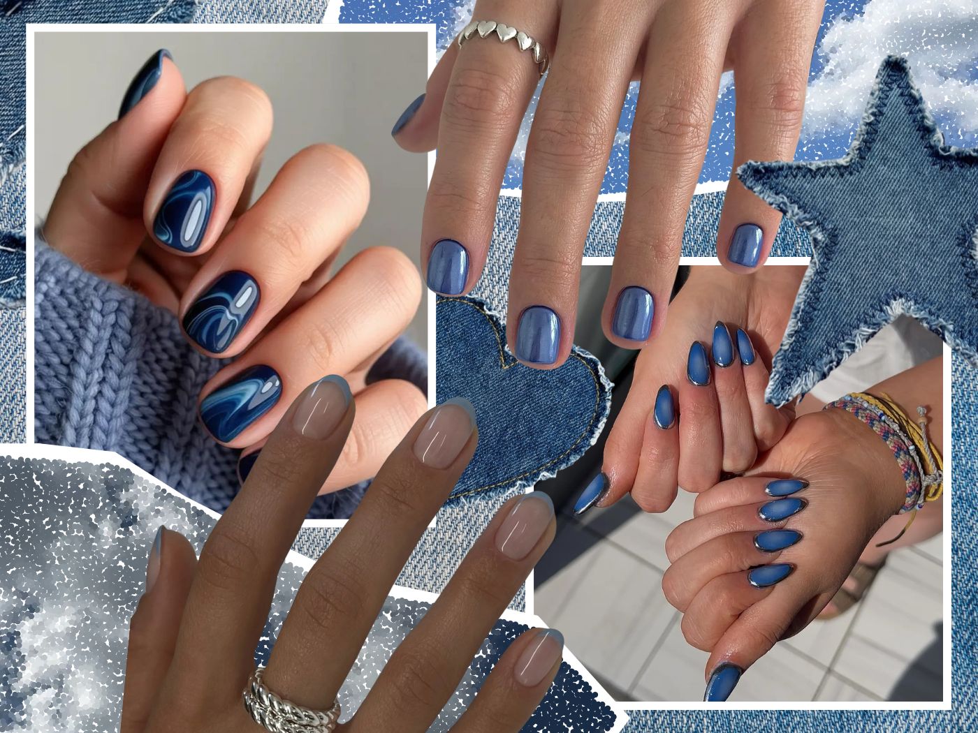 Dusted Blue: Nύχια εμπνευσμένα από τα αγαπημένα μας denim