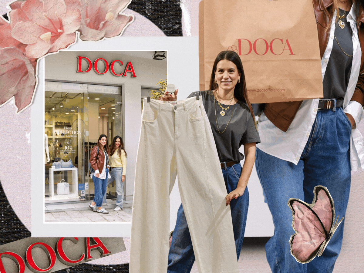 4 κομμάτια από τη DOCA που θα φορέσεις non stop όλο το μήνα και θα πάρεις μαζί σου και το Πάσχα!