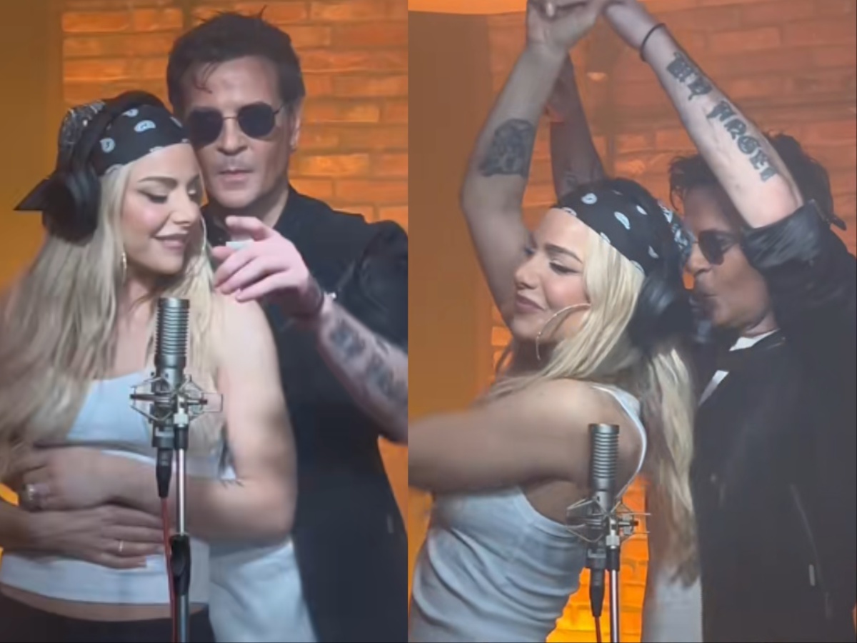 Ζόζεφιν και Νίνο αγκαλιά μέσα στο στούντιο ηχογράφησης – Το τρυφερό βίντεο