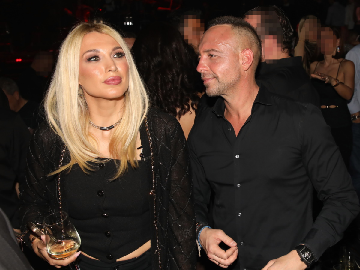 Κωνσταντίνα Σπυροπούλου – Βασίλης Σταθοκωστόπουλος: Η νέα κοινή βραδινή έξοδος σε νυχτερινό κέντρο – Φωτογραφίες