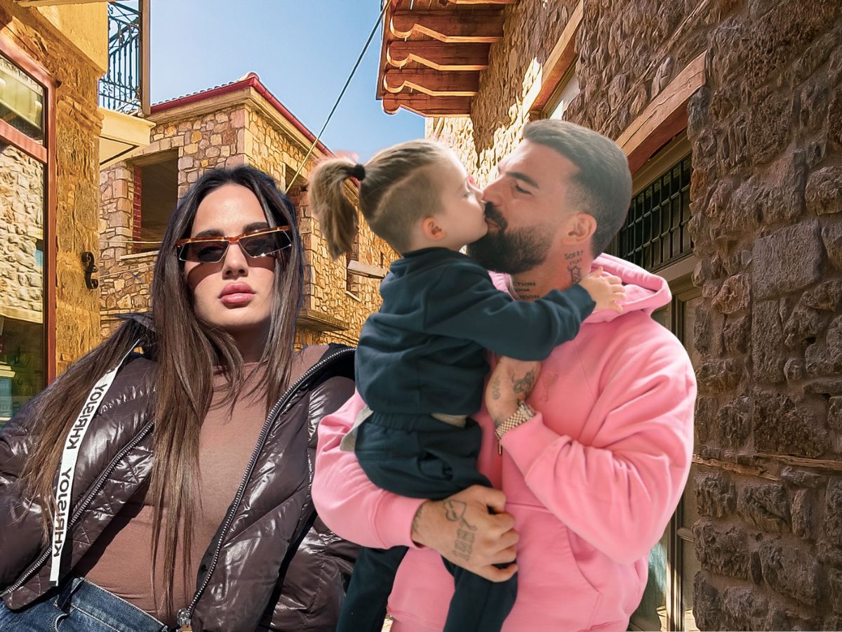 Δημήτρης Αλεξάνδρου: Στην Αράχωβα με τη Ρία Ελληνίδου και τον γιο του, Πάρη