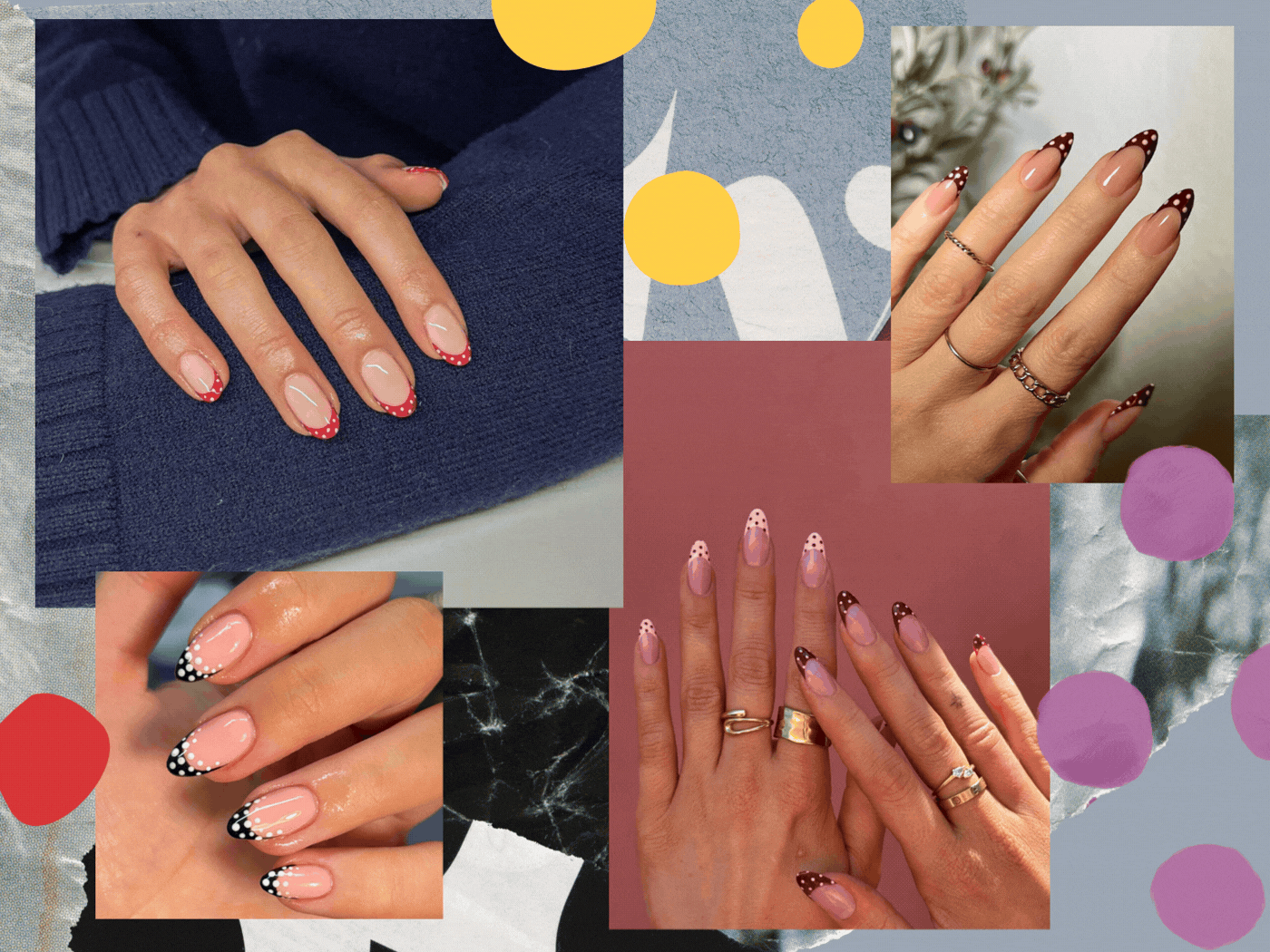 Polka Dot French Nails: Το παιχνιδιάρικα νύχια που αξίζει να δοκιμάσεις άμεσα