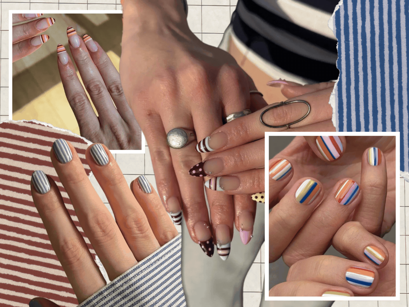 Stripped Nails: Αυτά τα νύχια επιλέγουν τώρα τα πιο διάσημα It girls