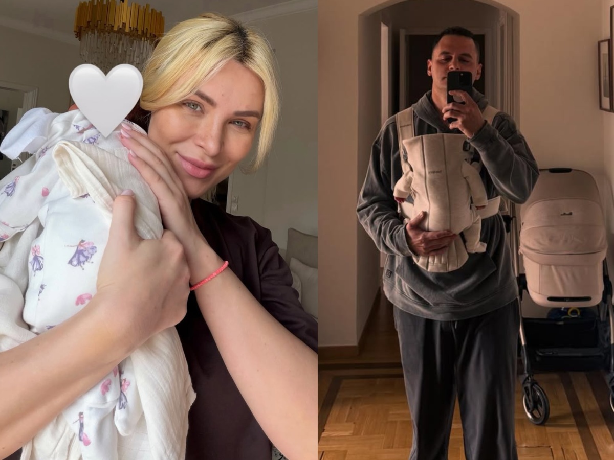 Κατερίνα Καινούργιου: Το τρυφερό βίντεο με την τριών εβδομάδων κόρη της και η selfie του Παναγιώτη Κουτσουμπή