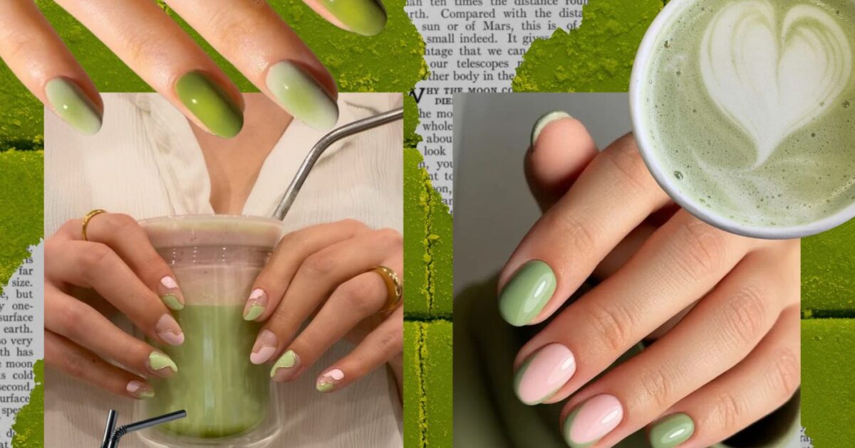 Matcha νύχια: Απαλό πράσινο παστέλ μανικιούρ εμπνευσμένο από το πιο viral ρόφημα