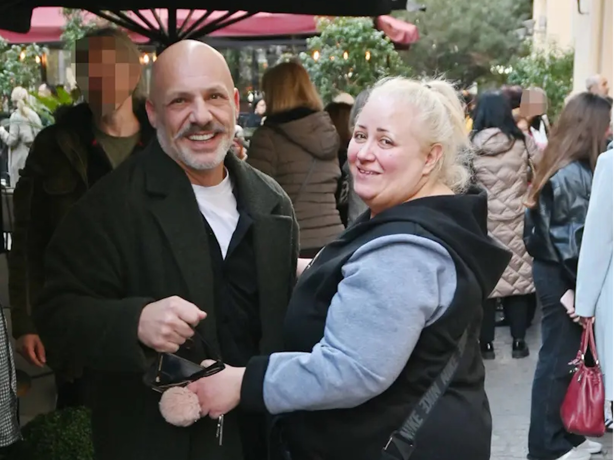 Νίκος Μουτσινάς – Παρθένα Χοροζίδου: Βόλτα στο κέντρο της Αθήνας! Φωτογραφίες