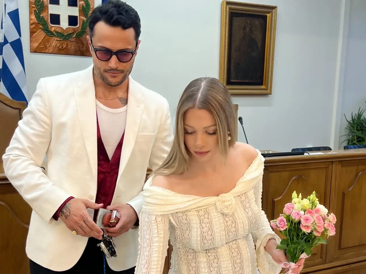 Κωνσταντίνος Φραντζής: Παντρεύτηκε με πολιτικό γάμο τη σύντροφό του, λίγο πριν γίνουν γονείς για πρώτη φορά – Φωτογραφίες