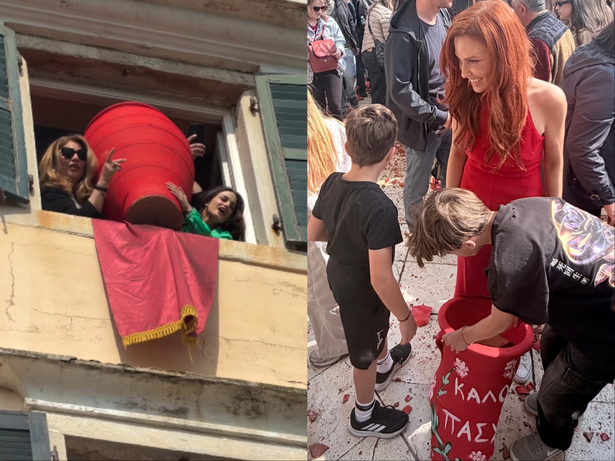 Σίσσυ Χρηστίδου – Άντζελα Γκερέκου: Στην Κέρκυρα στο παραδοσιακό έθιμο με τους Μπότηδες