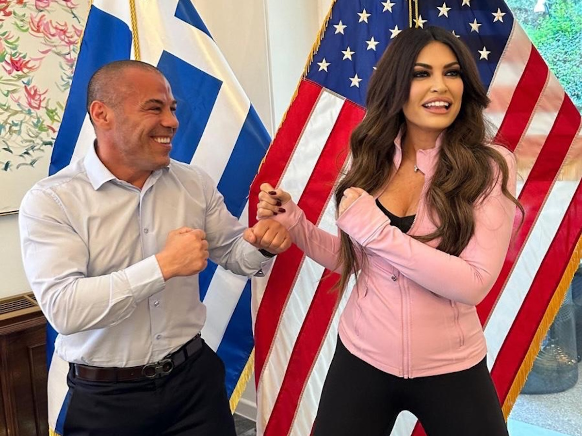 Μιχάλης Ζαμπίδης: Η επίσκεψη στην Πρεσβεία των Ηνωμένων Πολιτειών – Οι φωτογραφίες με την Κίμπερλι Γκίλφοϊλ