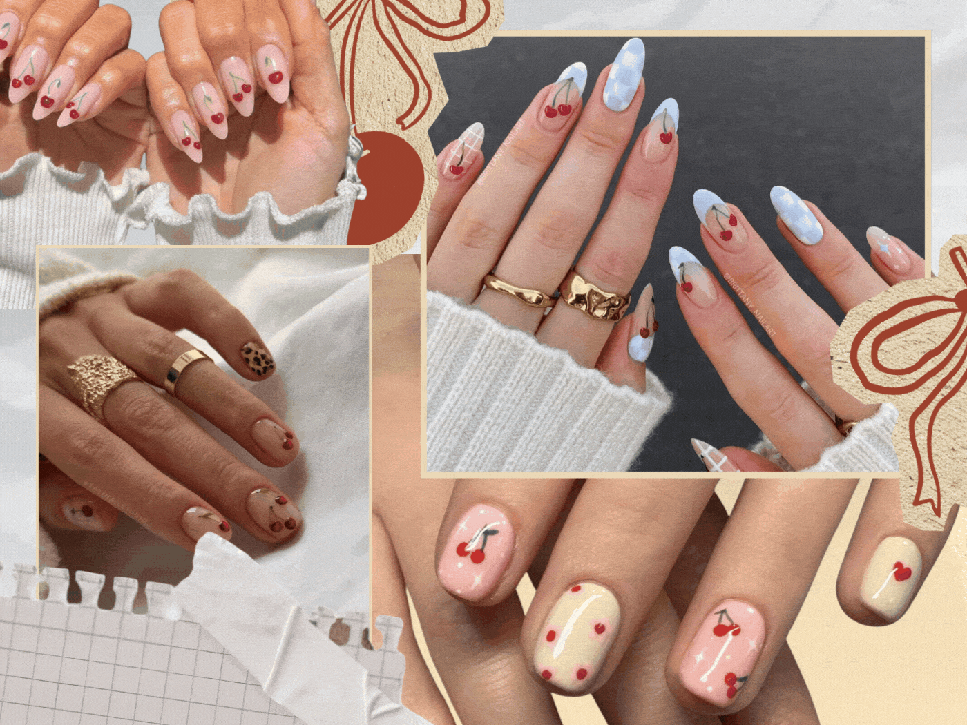 Cherry nails: Το πιο χαριτωμένο και juicy μανικιούρ του καλοκαιριού