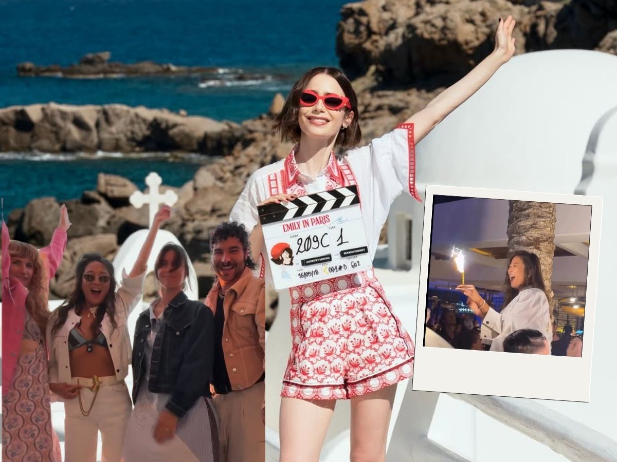 Emily In Paris: Τέλος τα γυρίσματα στη Μύκονο – Το ξέφρενο πάρτι, το συρτάκι και το «αντίο» των πρωταγωνιστών