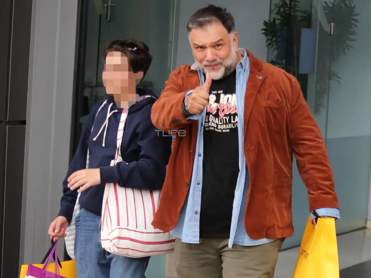 Γρηγόρης Αρναούτογλου: Η σπάνια κοινή εμφάνιση με τον 12χρονο γιο του – Αποκλειστικές φωτογραφίες