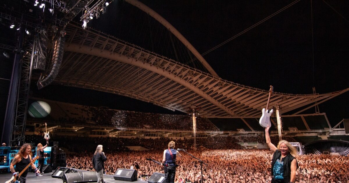 Iron Maiden: Έβαλαν «φωτιά» στο ΟΑΚΑ – Πάνω από 50.000 φίλοι της μέταλ έδωσαν το παρών