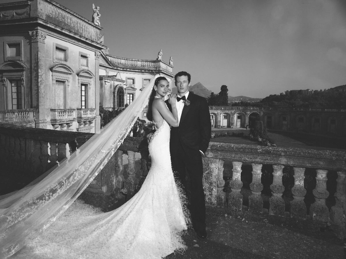 Dua Lipa: Η νύφη που έγραψε ιστορία με το πρώτο bridal Haute Couture του Matthieu Blazy