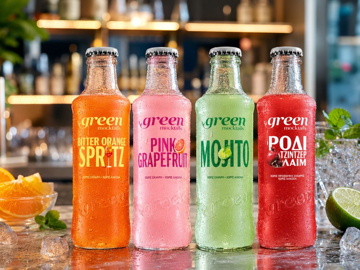Green Mocktails: Η εμπειρία απόλαυσης αποκτά νέα γυάλινη συσκευασία