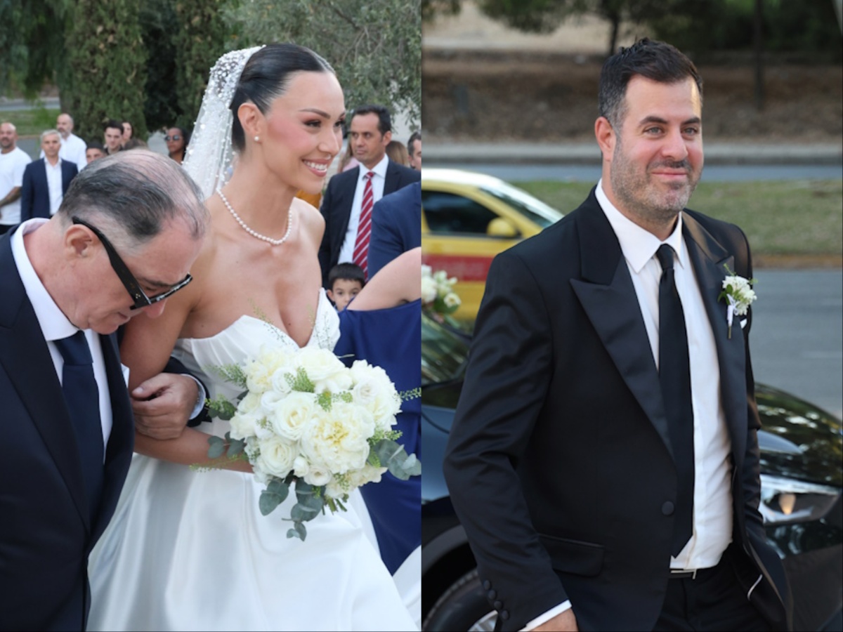 Δώρα Παντέλη – Τζον Μεραμβελιωτάκης: Οι πρώτες φωτογραφίες από τον γάμο τους