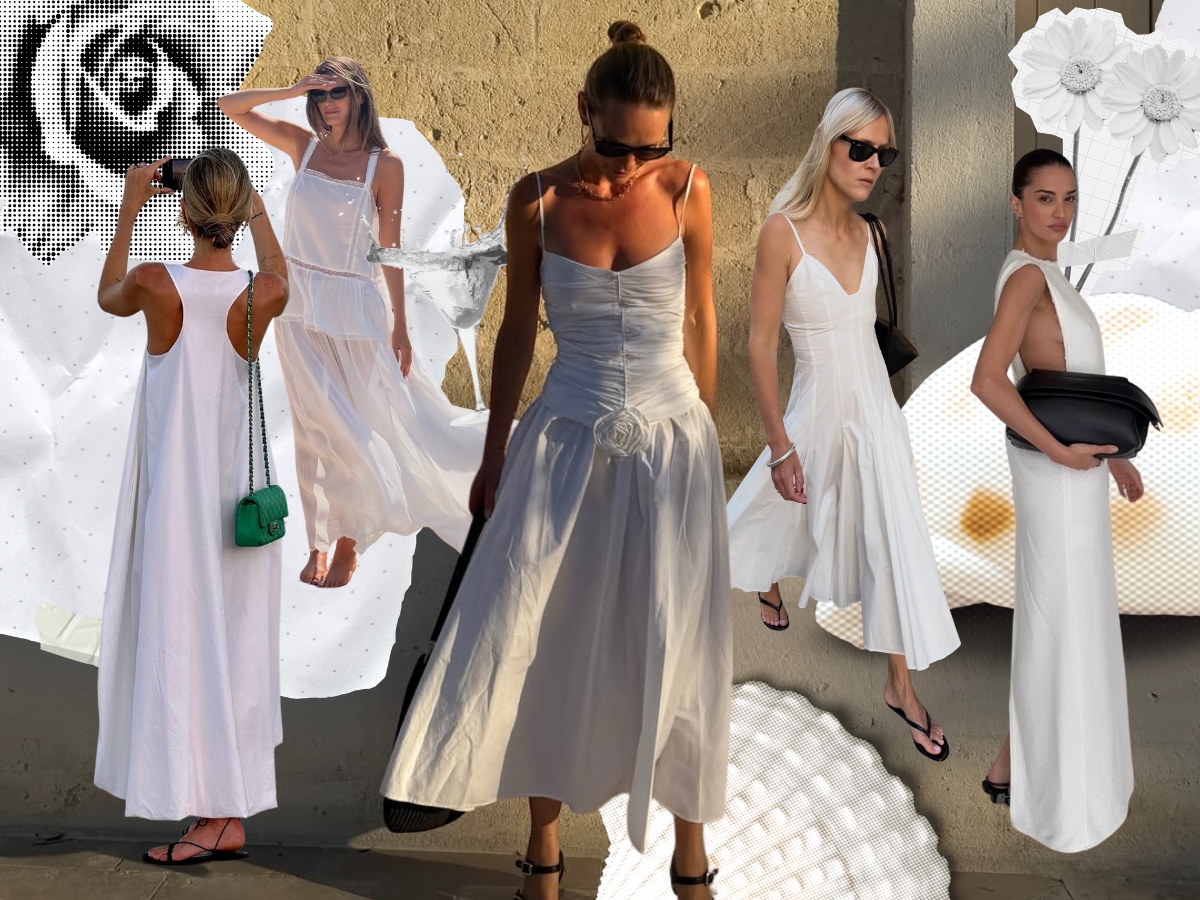 Λευκό φόρεμα: Το πιο elegant κομμάτι της καλοκαιρινής ντουλάπας