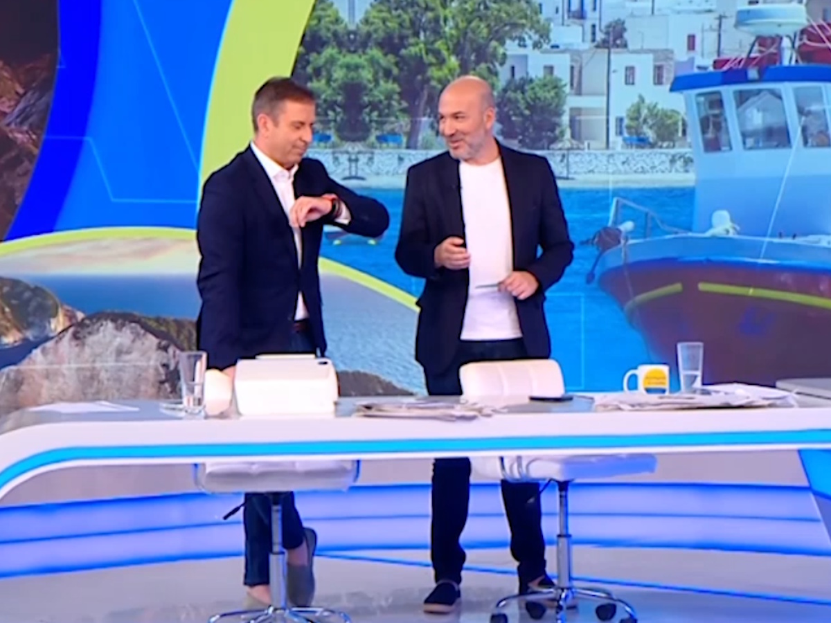 Παναγιώτης Στάθης – Στέφανος Σίσκος: Φινάλε για το «Καλημέρα Ελλάδα»: «Πρώτη φορά τελειώνουμε νωρίτερα, αφήνουμε κάβα 2 λεπτά»