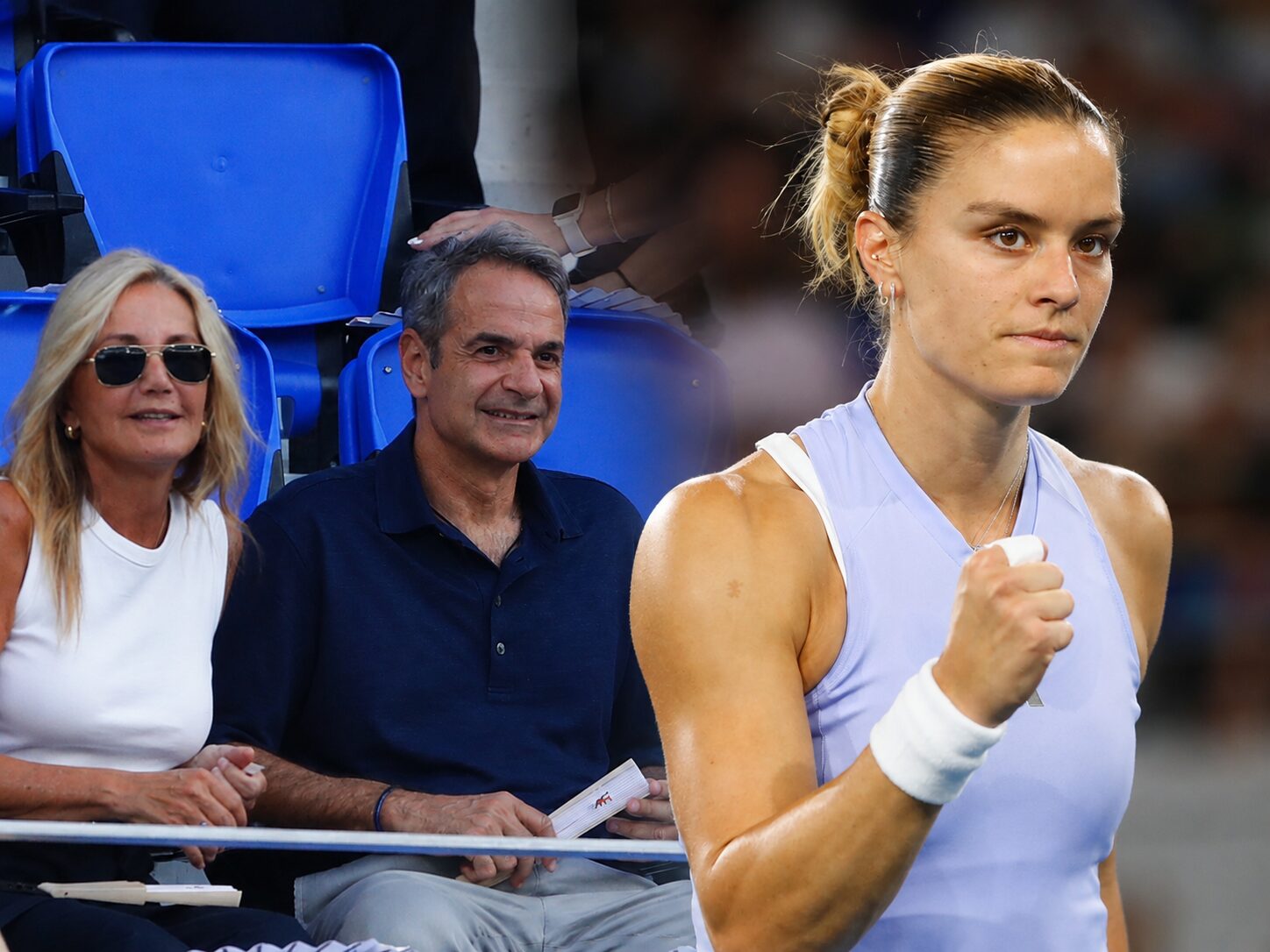 Μαρία Σάκκαρη – Τελικός Athens Open: Στο πλευρό της ο Κυριάκος Μητσοτάκης και η Μαρέβα Γκραμπόφσκι – Η ατάκα του Κωνσταντίνου