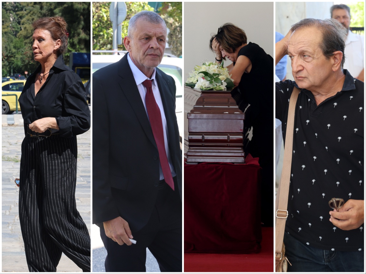 Κηδεία Νίκου Καλογερόπουλου: Πλήθος κόσμου στο τελευταίο «αντίο» στον ηθοποιό
