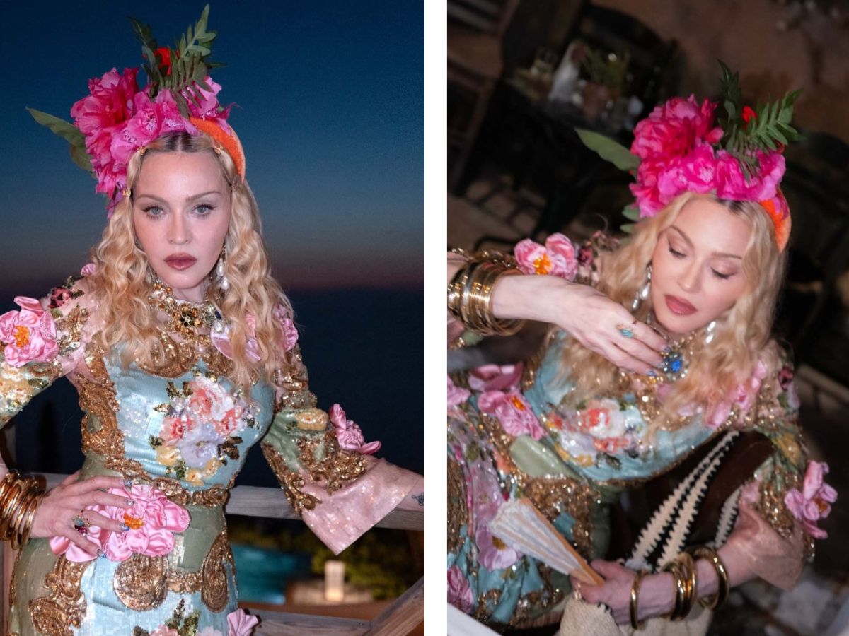 Η Madonna στην Κέρκυρα: Το γενεθλιακό, Dolce & Gabbana look της είναι ύμνος στο «too much» – και μια δήλωση πως δεν σκοπεύει να «μικρύνει» για κανέναν