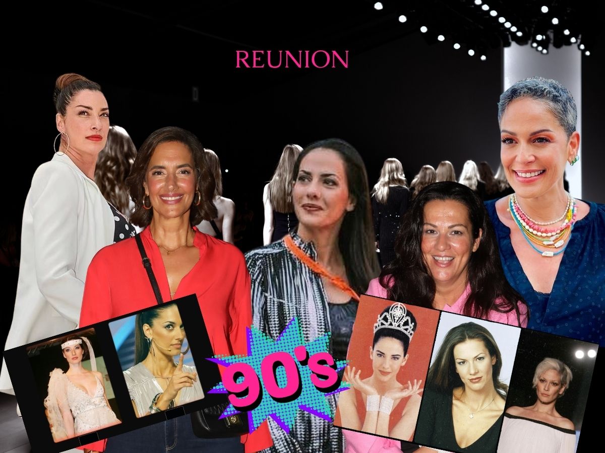 Reunion για τα μοντέλα των ’90s – Η φωτογραφία της Άντζελας Ευρυπίδη με τις: Εύη Αδάμ, Νόνη Δούνια, Μάνια Ντέλου και Ρέα Τουτουντζή