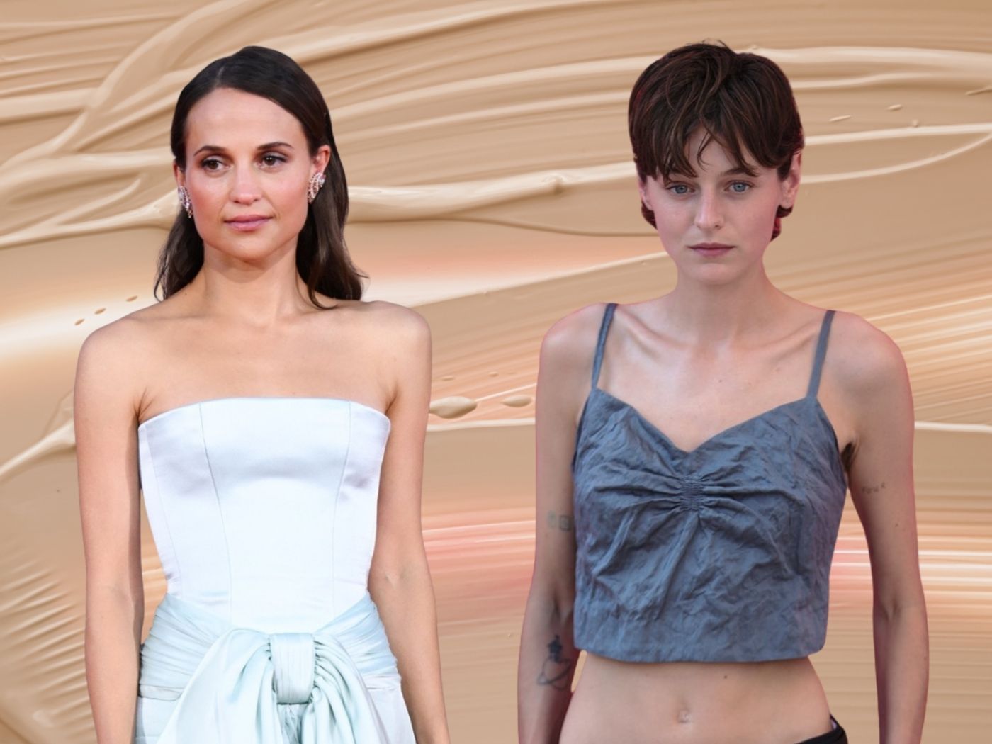 Τα beauty looks των Alicia Vikander και Emma Corrin στο Φεστιβάλ Βενετίας είναι μια ωδή στο μινιμαλισμό