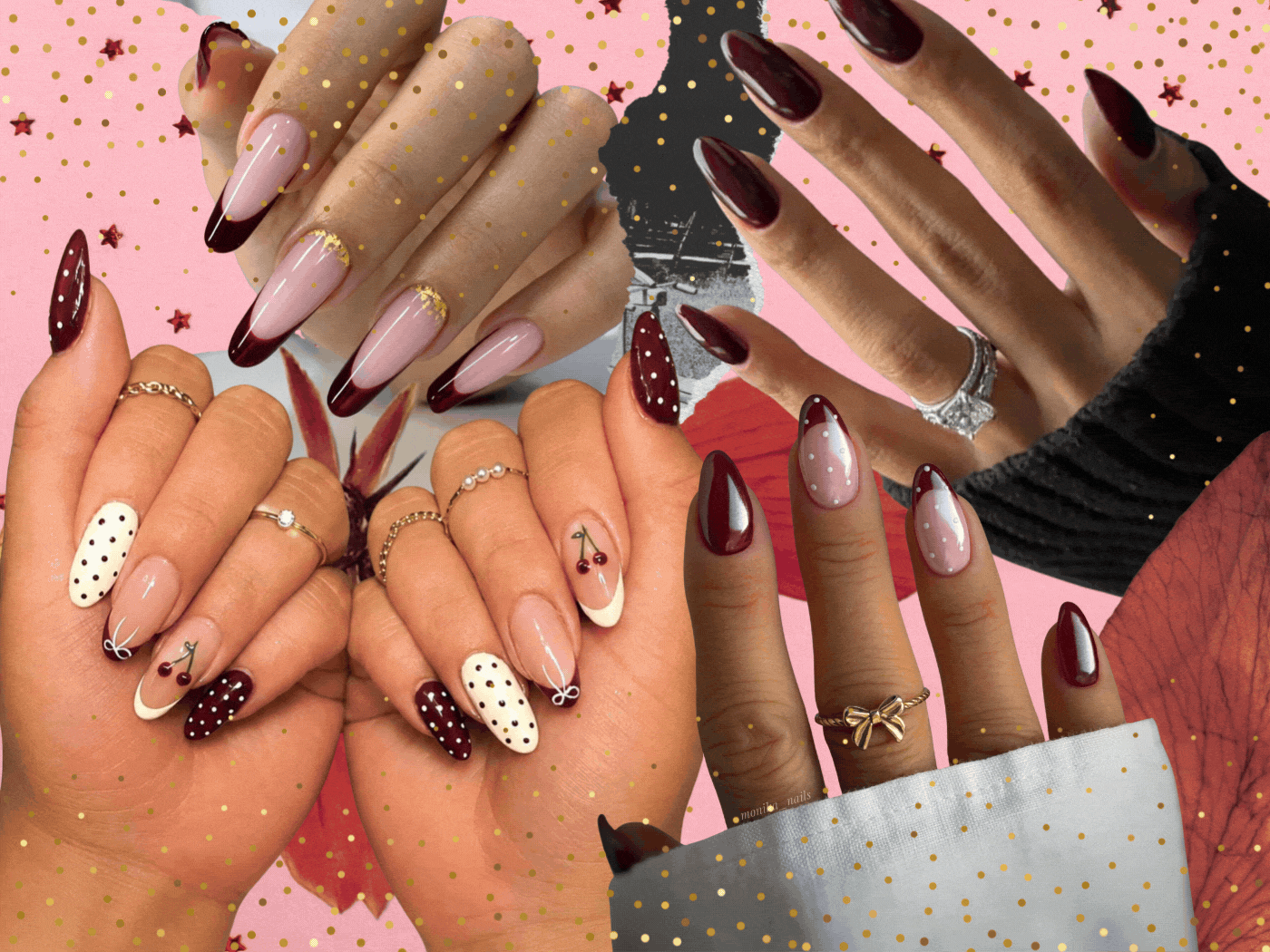 Burgundy nails: Το τέλειο μανικιούρ για να υποδεχτείς τον Οκτώβριο