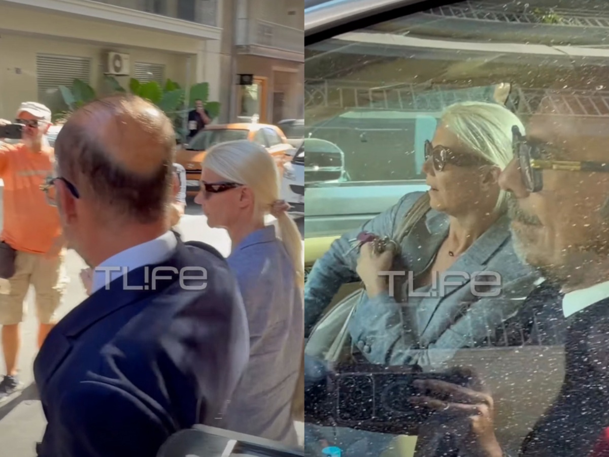 Γιώργος Μαζωνάκης: Καρέ – καρέ η αποχώρηση των δύο γιατρών από το ιατρείο στο Κολωνάκι