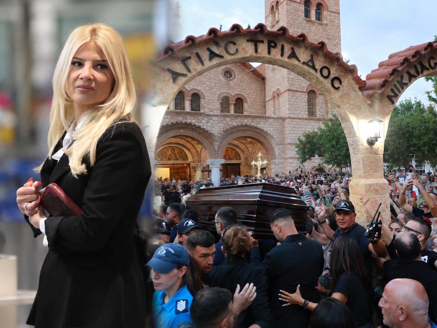 Γιώργος Μαζωνάκης: Η Φαίη Σκορδά στη λαϊκή αγρυπνία – Το λιτό μήνυμα αποχαιρετισμού