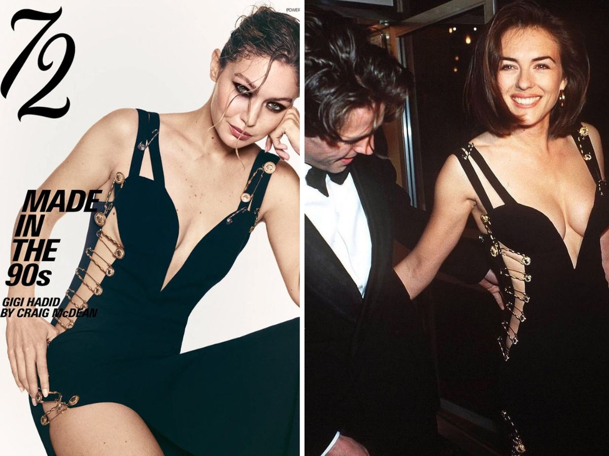 Η Gigi Hadid φόρεσε το θρυλικό Versace φόρεμα της Elizabeth Hurley 32 χρόνια μετά – Κάποια fashion moments δεν γερνούν ποτέ