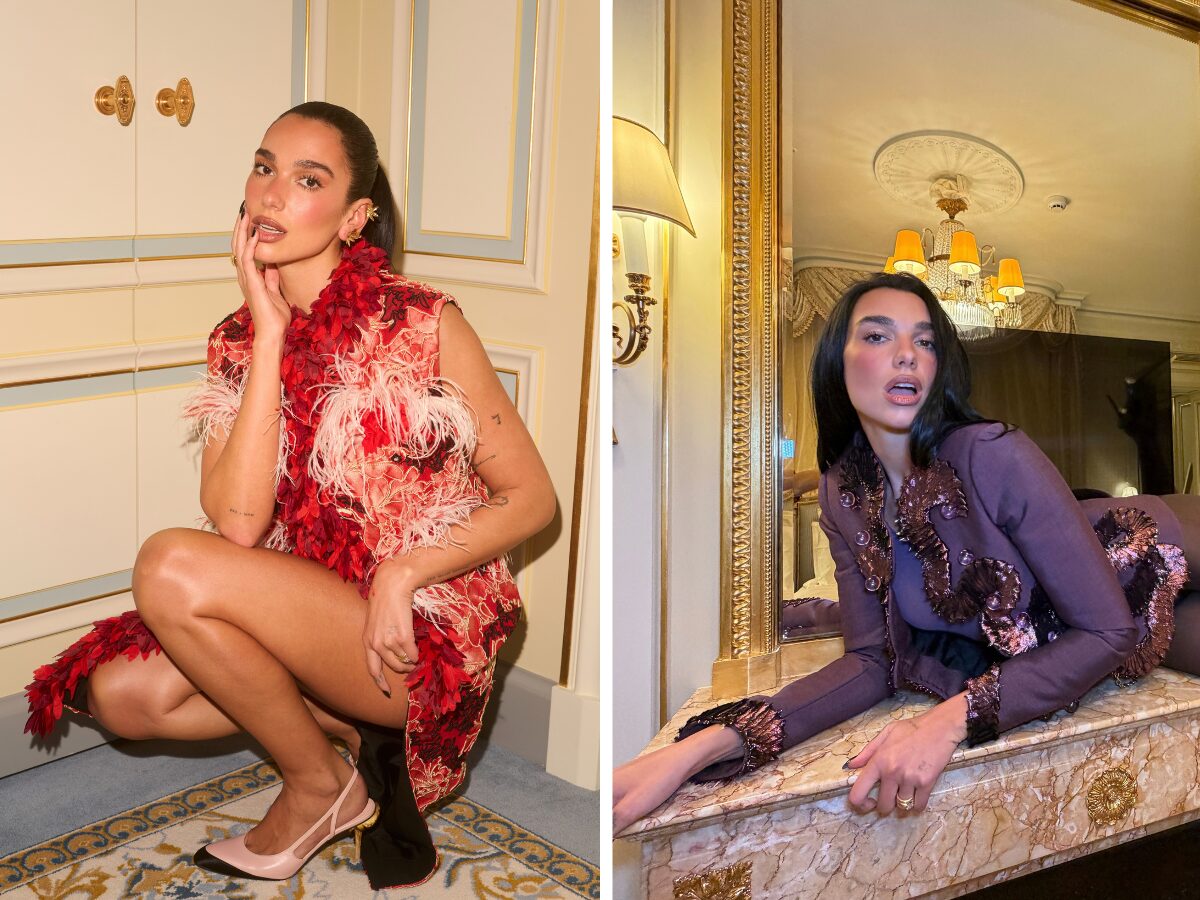 Η Dua Lipa αφήνει το παντελόνι εκτός και βάζει το σακάκι σε πρώτο πλάνο