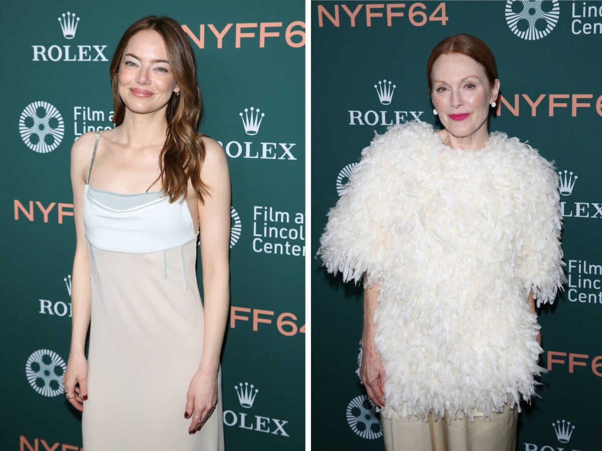 Julianne Moore και Emma Stone: Δύο διαφορετικά looks, η ίδια αβίαστη κομψότητα