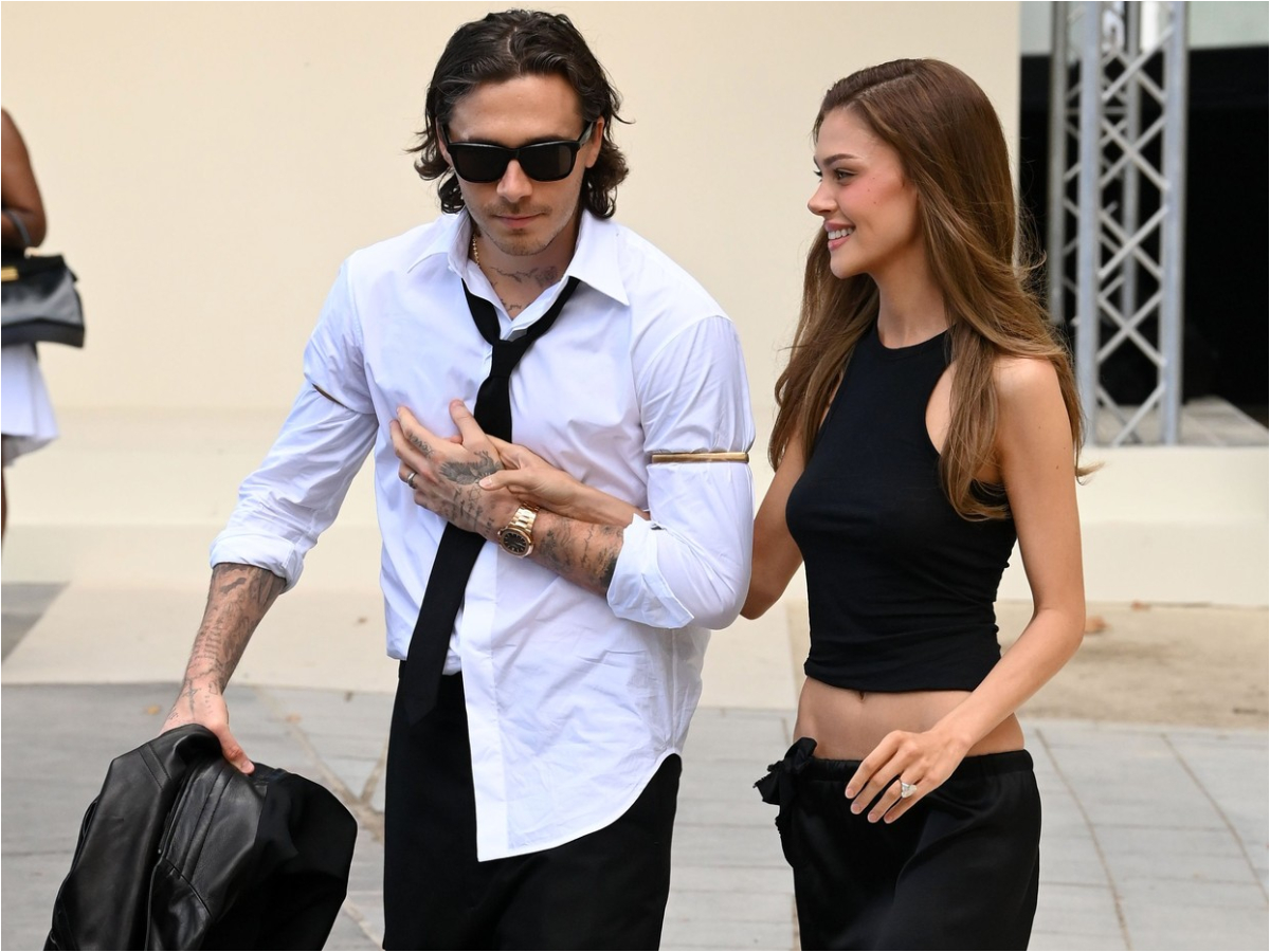 Brooklyn Beckham & Nicola Peltz: Ερωτευμένοι και απόλυτα ταιριαστοί στο Παρίσι λίγο πριν το show της Victoria Beckham