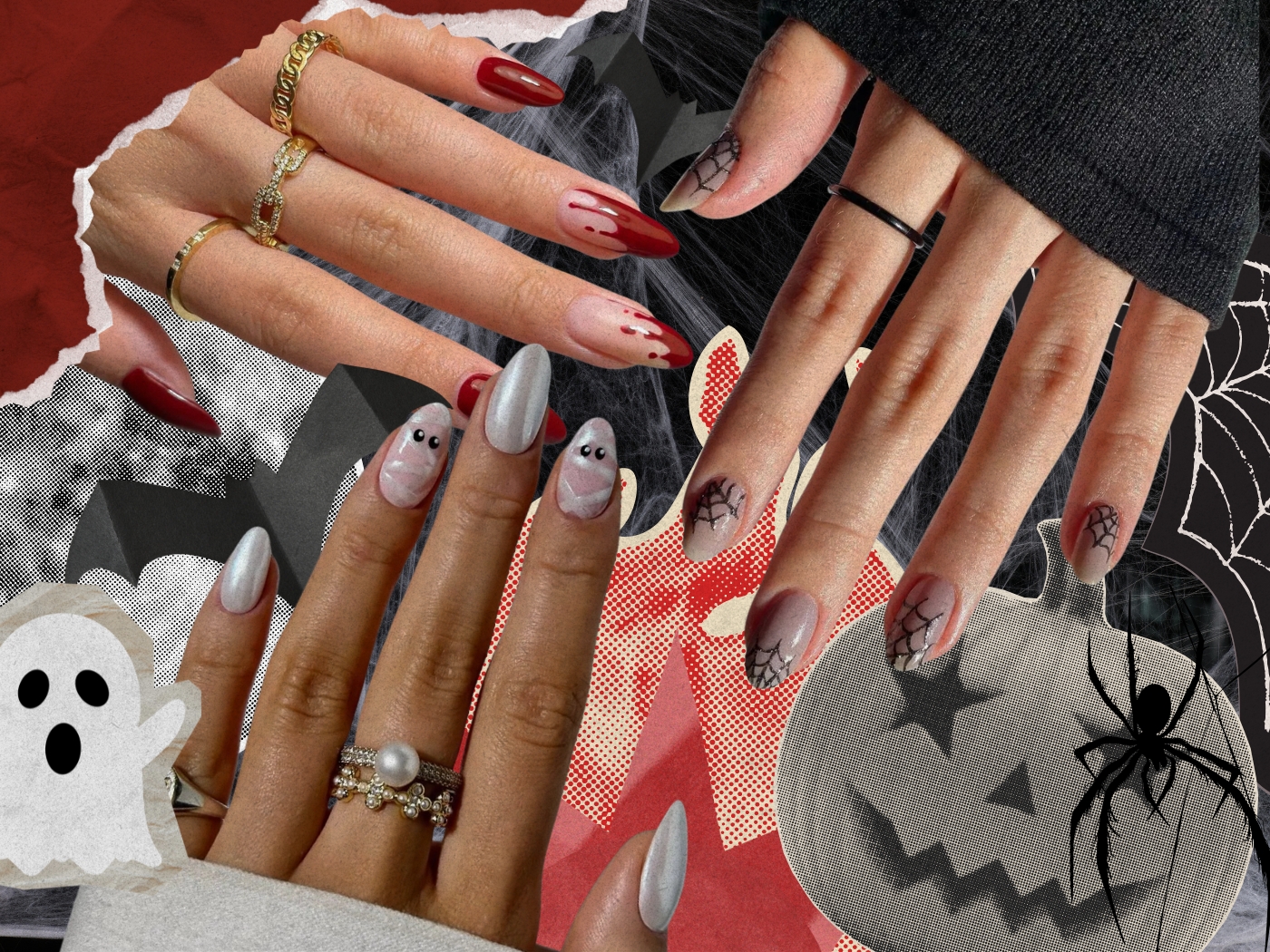 Spooky νύχια: Halloween μανικιούρ που συνδυάζει μυστηριώδη αισθητική με κομψότητα