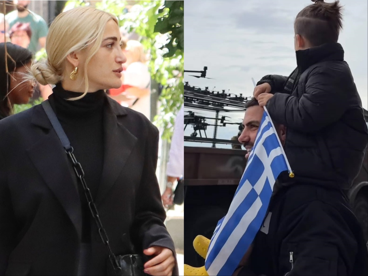 Ιωάννα Τούνη: Απαθανατίζει τον σύντροφό της αγκαλιά με τον γιο της στην παρέλαση της 28ης Οκτωβρίου